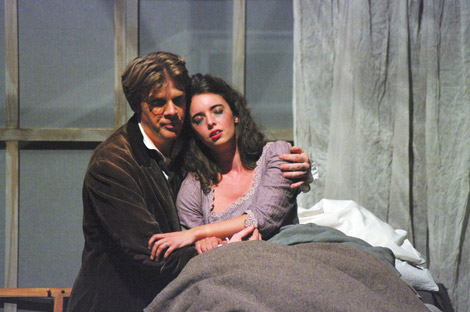 Soprano Ruth Kerr as Mimi in La Boheme